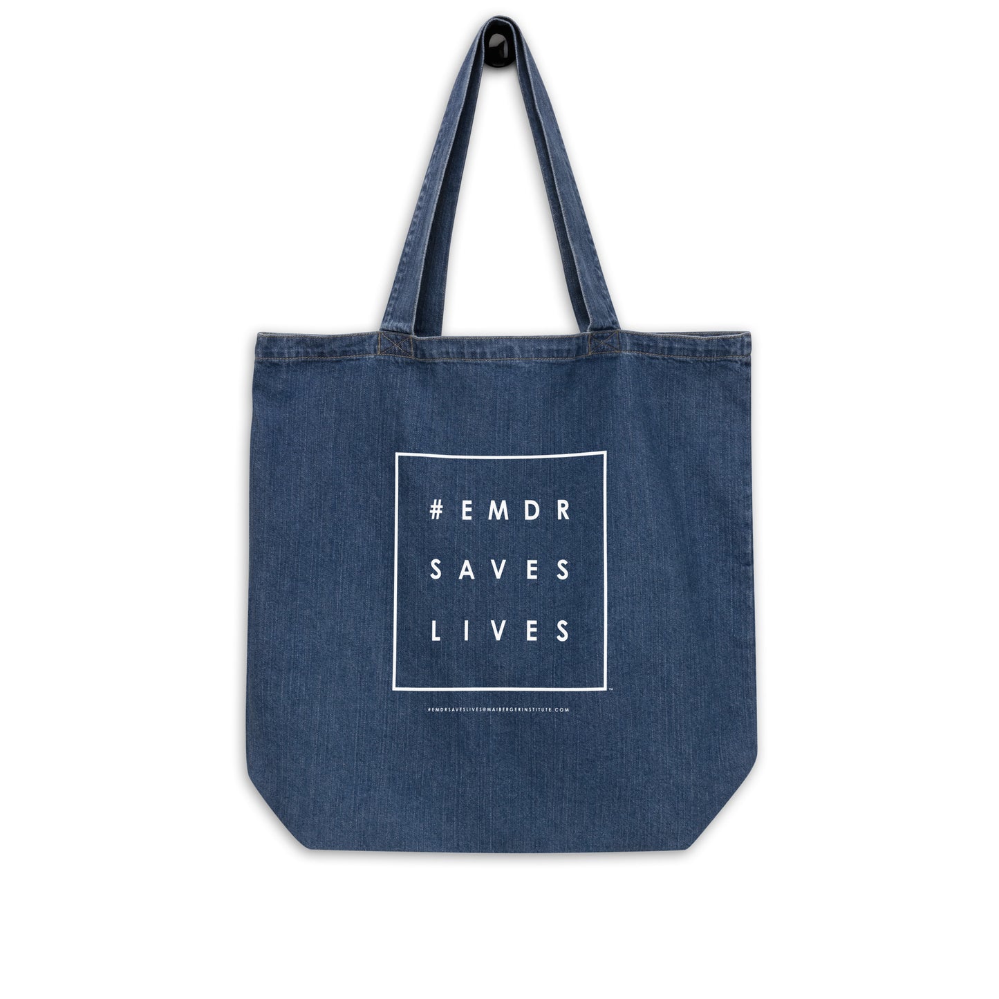 #EMDRSAVESLIVES Organic Denim Tote Bag