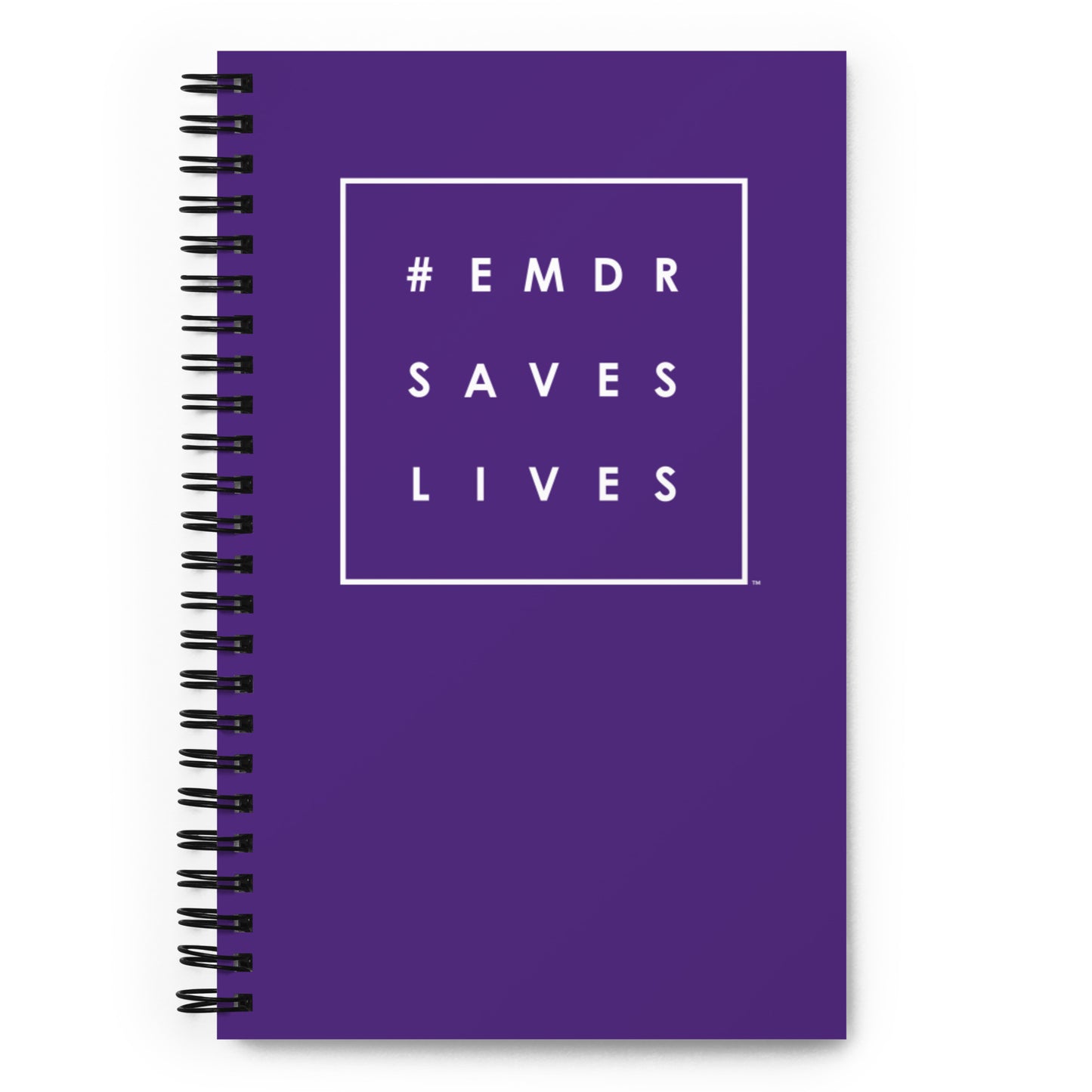 #EMDRSAVESLIVES Spiral notebook