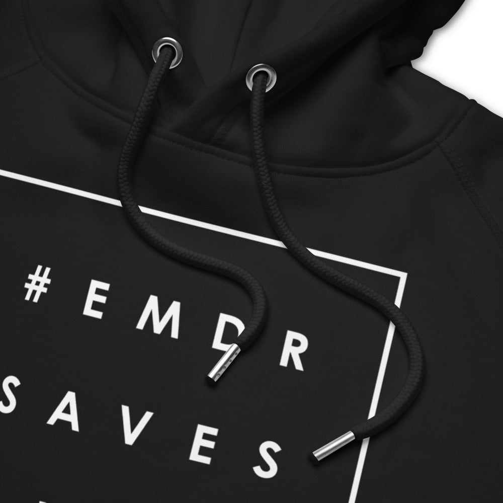 #EMDRSAVESLIVES Unisex Eco Pullover Hoodie - Raglan Sleeves - Side Pockets