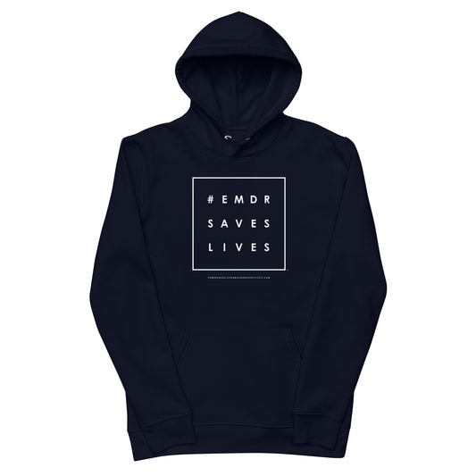 #EMDRSAVESLIVES Unisex Essential Eco Hoodie - Set-In Sleeves - Front Pouch Pockets